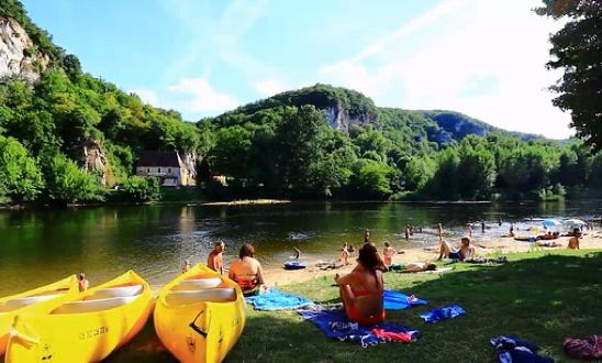 Plage - Dordogne proche location saisonnière - Calama Selva - Vitrac - Proche Sarlat - Périgord Noir - Dordogne