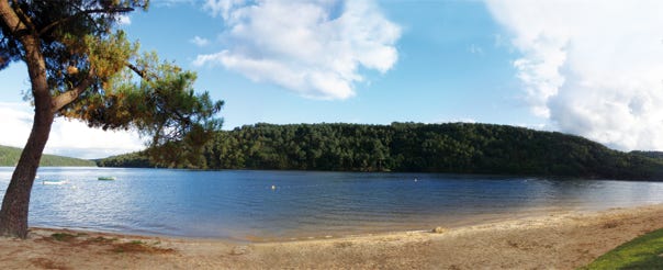 Location saisonnière - 59 Domaine de Guerlédan - Chalet privé au bord du Lac de Guerlédan - Caurel - Proche Mur de Bretagne, Pontivy et Loudéac - Côtes-d'Armor - Bretagne